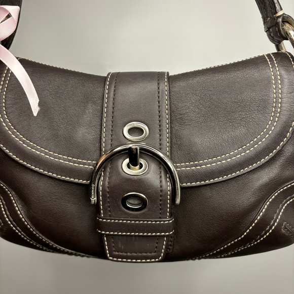 SOLD coach vintage brown leather soho bag 🎀 - Picture 4 of 9